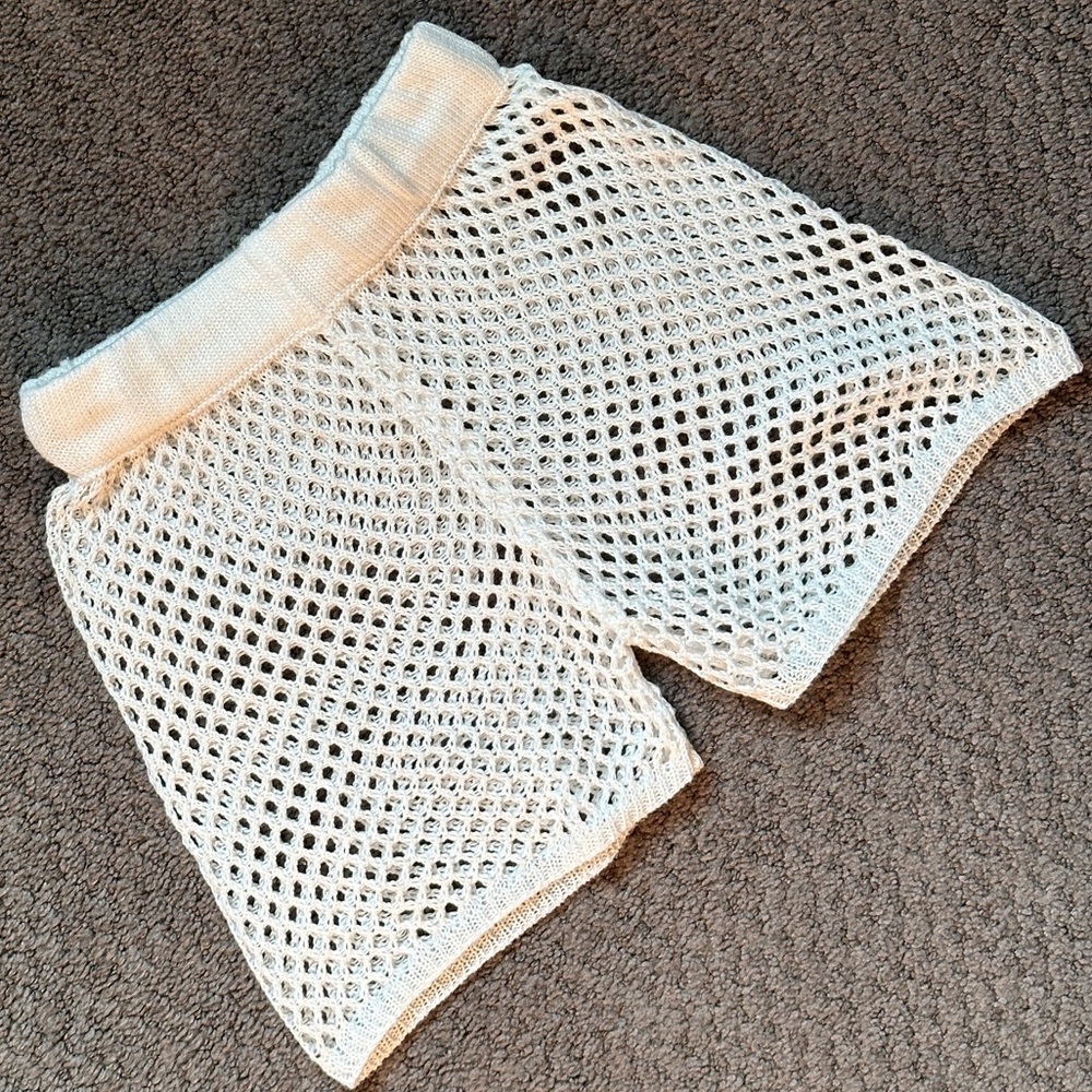 Zaful Mesh Coverup Shorts